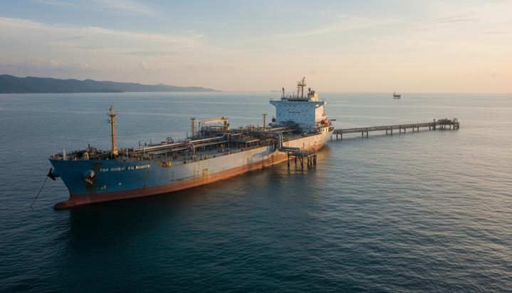 Altera Infrastructure продала плавучее хранилище Samos Energy Group Плавучее нефтехранилище (FSO) Suksan Salamander на якоре в открытом море у нефтяного месторождения Буалуанг в Таиланде.