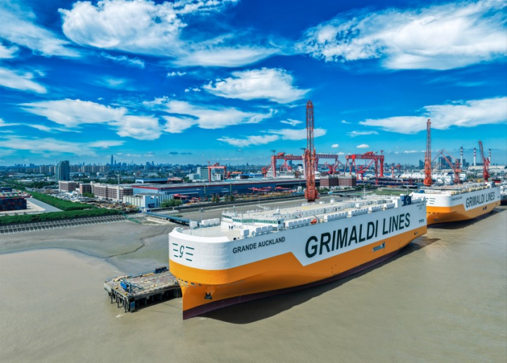 Grimaldi Group получила новый эко-автомобилевоз Grande Auckland