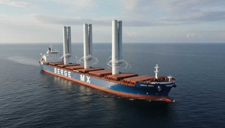 Berge Bulk оснастил второй балкер роторными парусами Anemoi