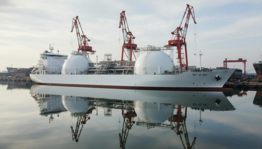 Китайская CIMC SOE построит три новых судна-бункеровщика СПГ