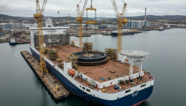 В Норвегии завершается строительство кабелеукладчика Nexans Electra