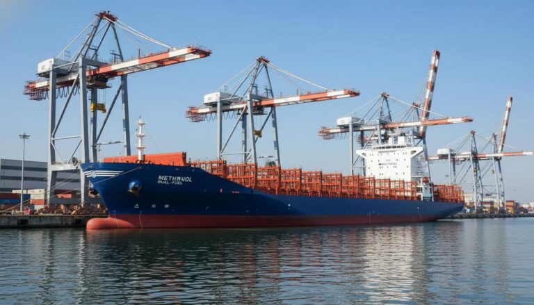 Tsuneishi передала Maersk контейнеровоз, работающий на метаноле