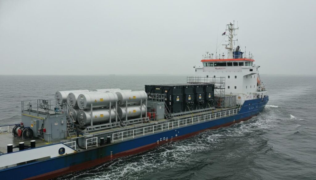 Корея и Нидерланды модернизируют контейнеровоз под водородное топливо