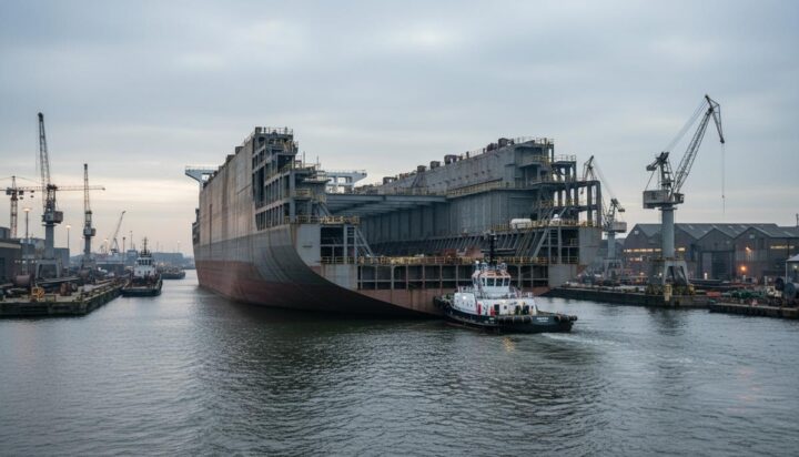 Корпус кабелеукладчика Altera прибыл в Нидерланды для финальной сборки