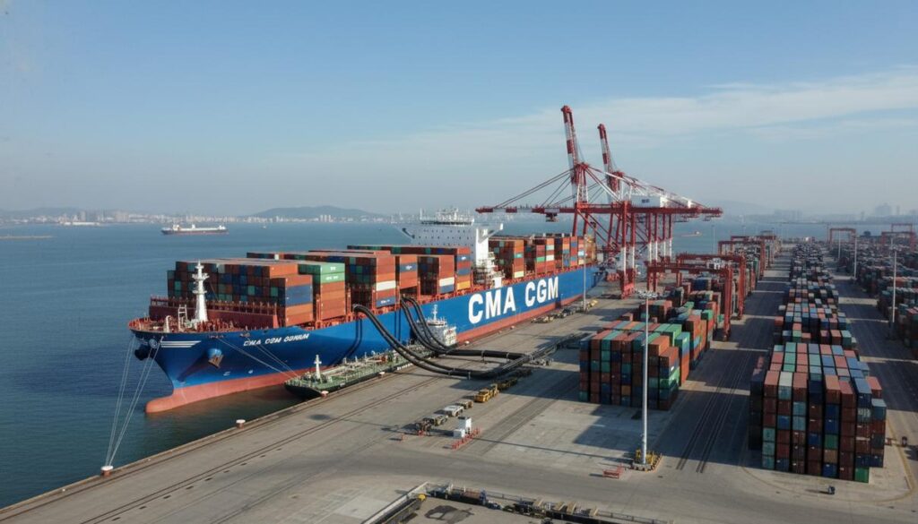 CMA CGM и SIPG Energy установили рекорд Китая по биометанольной бункеровке