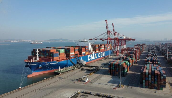 CMA CGM и SIPG Energy установили рекорд Китая по биометанольной бункеровке