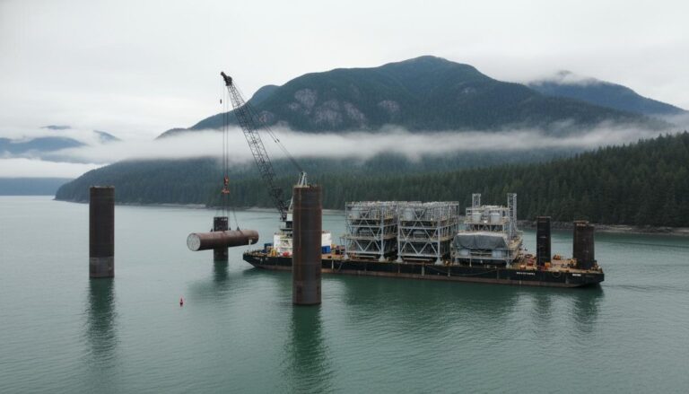 Строительство терминала Woodfibre LNG в Канаде завершено на 60%