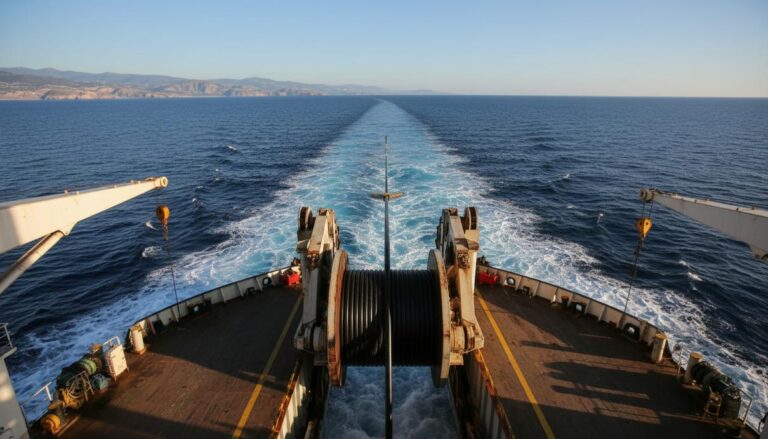 Nexans установила рекорд по глубине прокладки кабеля в Средиземном море