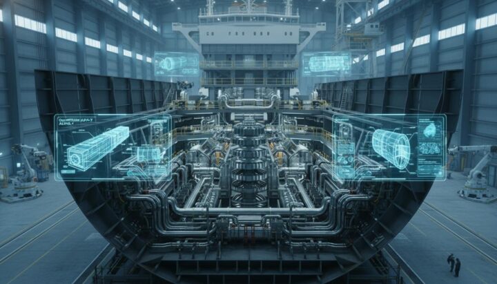 HD Hyundai и ABS разработают атомную установку для контейнеровозов