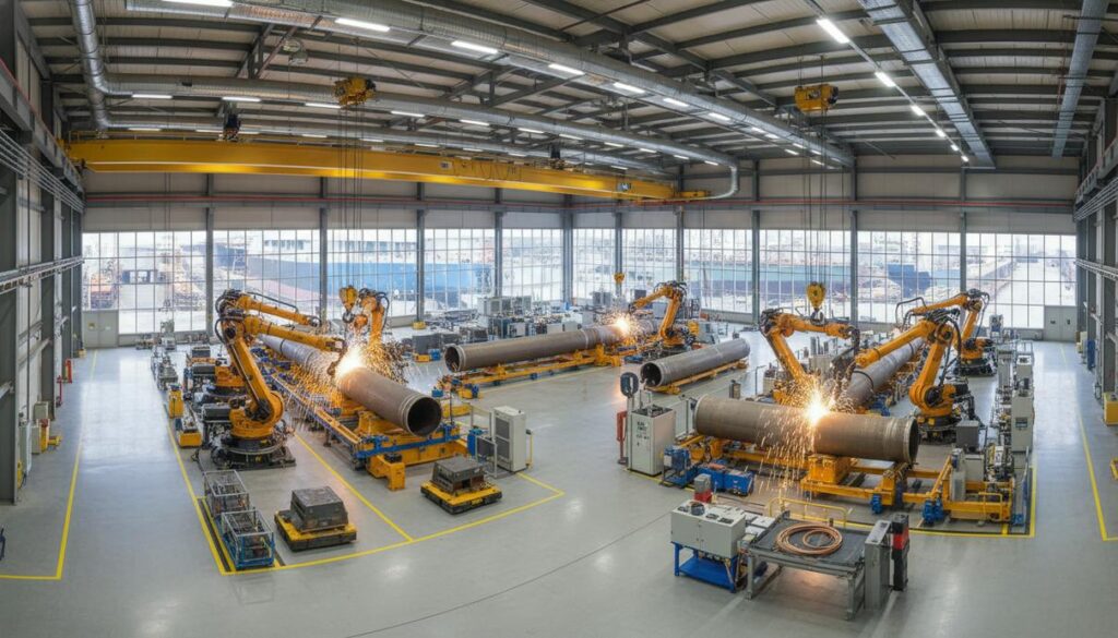 Samsung Heavy Industries запустила автоматизированное производство судовых труб