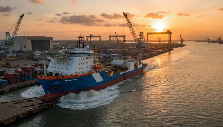 Вьетнамская верфь Song Cam спустила на воду судно REM Ocean для Rem Offshore