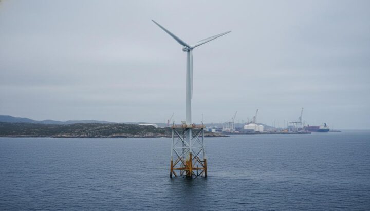 В Норвегии приступят к демонтажу опытной плавучей ветроустановки TetraSpar