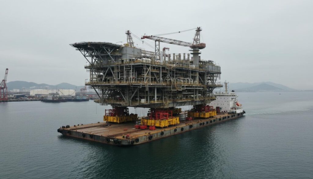 Mammoet оптимизировала демонтаж нефтегазовых платформ в Северном море