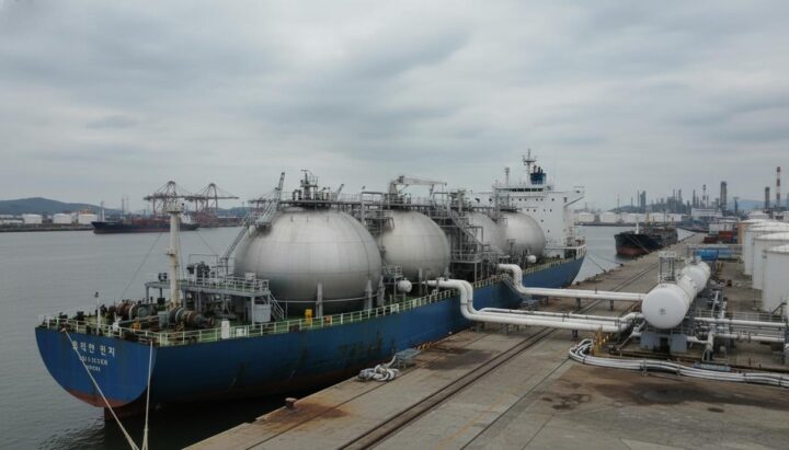 В порту Ульсана проведена первая в мире заправка судна аммиаком