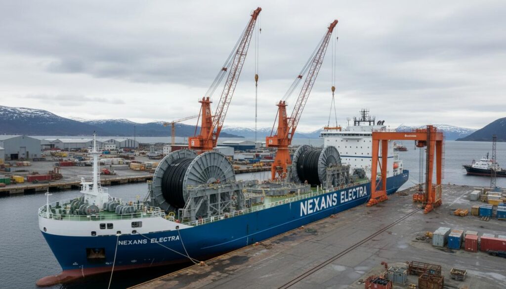 На норвежской верфи Ulstein состоялась церемония имянаречения Nexans Electra