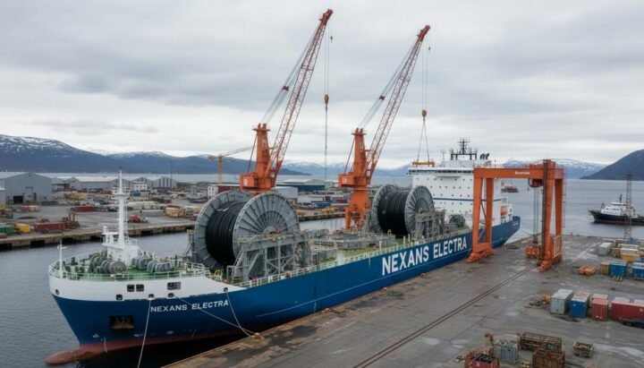 На норвежской верфи Ulstein состоялась церемония имянаречения Nexans Electra