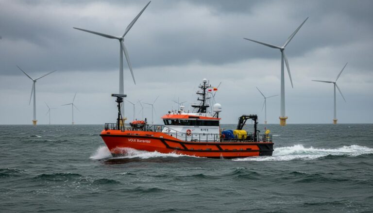 Van Oord испытала автономное судно на ветроэлектростанции в Северном море