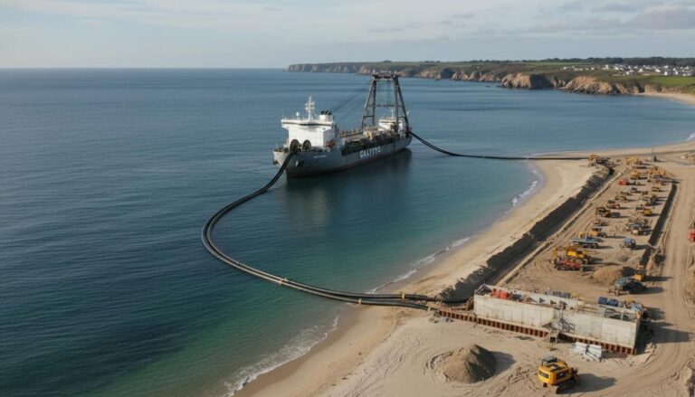 Nexans начала укладку кабеля Celtic Interconnector на побережье Франции