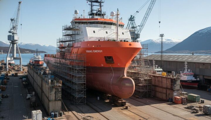 Судно Viking Energy переоборудуют для работы на аммиачном топливе
