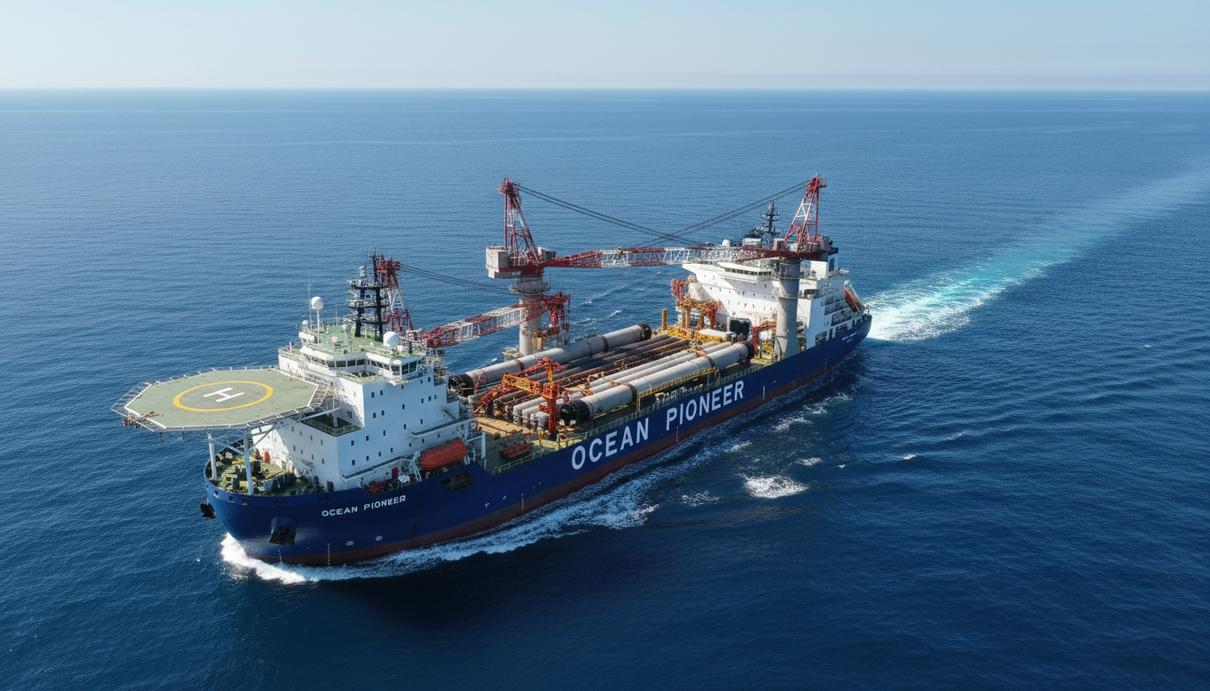 Solstad Offshore и SBM Offshore построят глубоководное судно Глубоководное монтажное судно в открытом море в ясный день