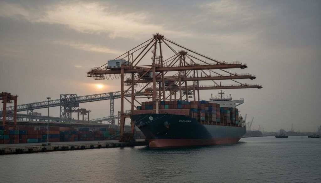 Контейнеровоз компании MSC подвергся обстрелу в иракском порту Умм-Каср