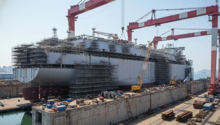 В Южной Корее спустили на воду плавучий завод для канадского Cedar LNG