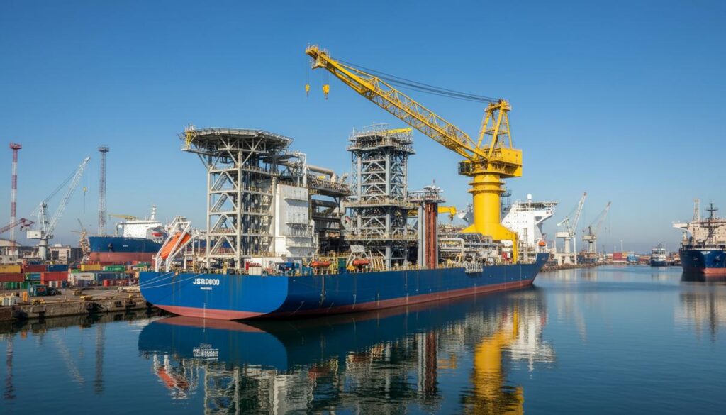 Трубоукладчик Saipem JSD6000 готовится к работе в Черном море