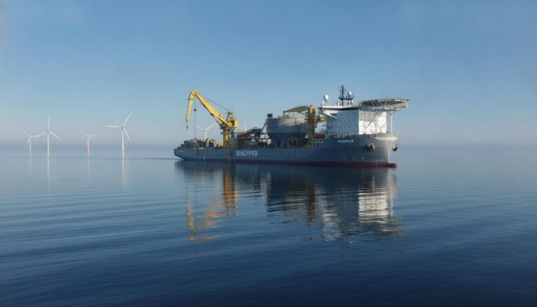 Boskalis ввела в строй крупнейшее в мире камнеукладочное судно