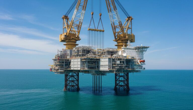 На румынском проекте Neptun Deep установили морскую платформу