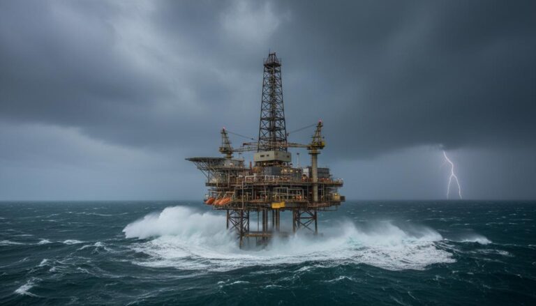 Chevron остановила добычу на платформе в Мексиканском заливе из-за шторма