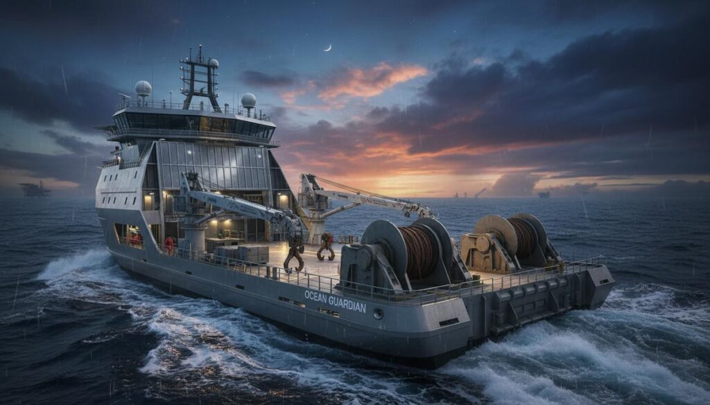 Kongsberg оснастит судно Solstad и SBM крупнейшей в мире якорной лебёдкой