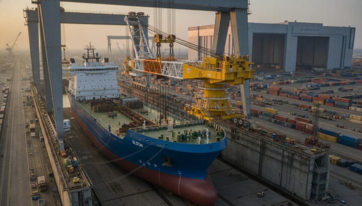 MacGregor оснастит краном новое судно Jan De Nul китайской постройки