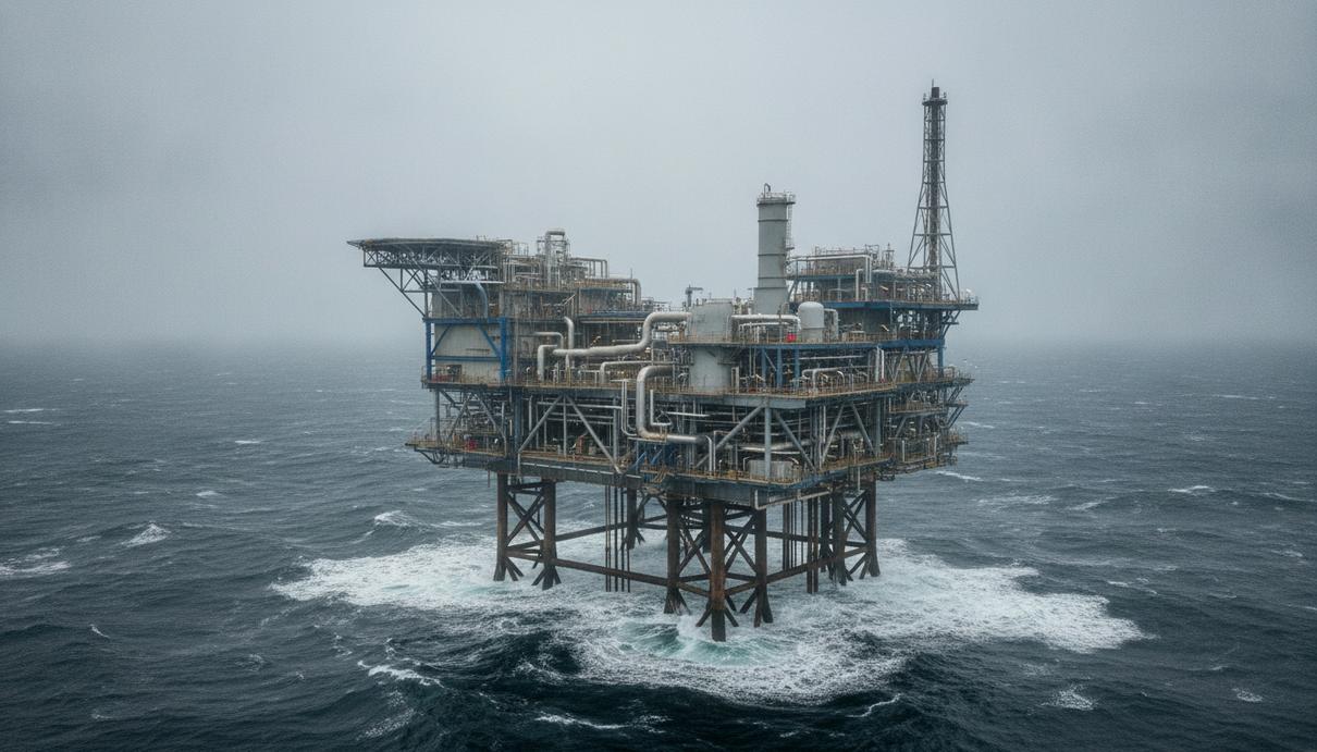 У берегов Британии установили первую в мире платформу для хранения CO2 Морская промышленная платформа для улавливания и хранения углекислого газа в море у побережья Великобритании.
