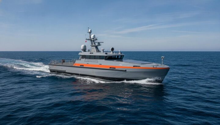 Судно Fugro обследует дно вдоль энергомоста Viking Link в Северном море