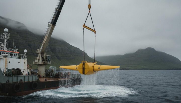 Minesto за 48 часов обслужила приливную станцию на Фарерских островах