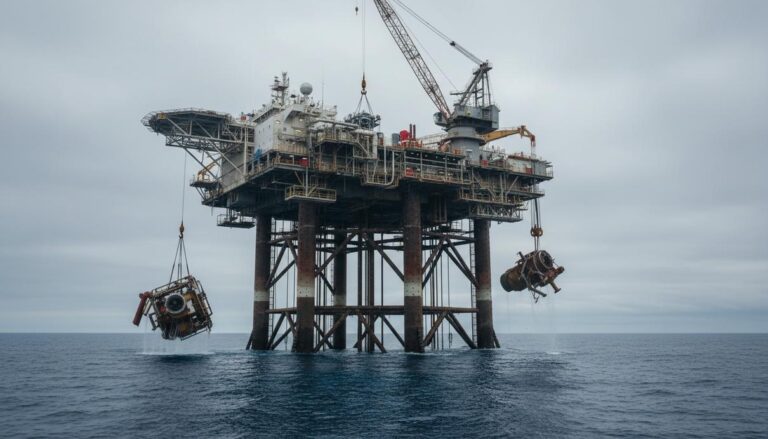 Perenco ликвидировала подводные скважины на юге Северного моря