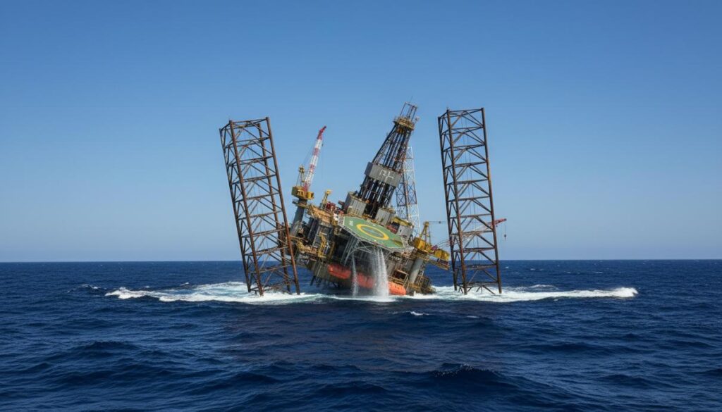 У побережья Габона затонула буровая платформа Borr Drilling