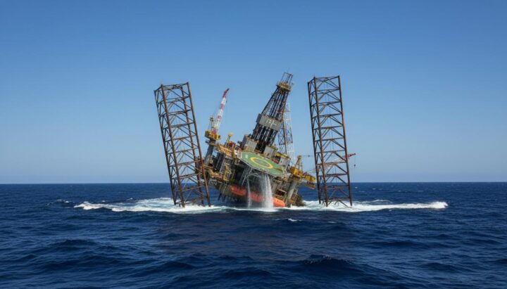 У побережья Габона затонула буровая платформа Borr Drilling
